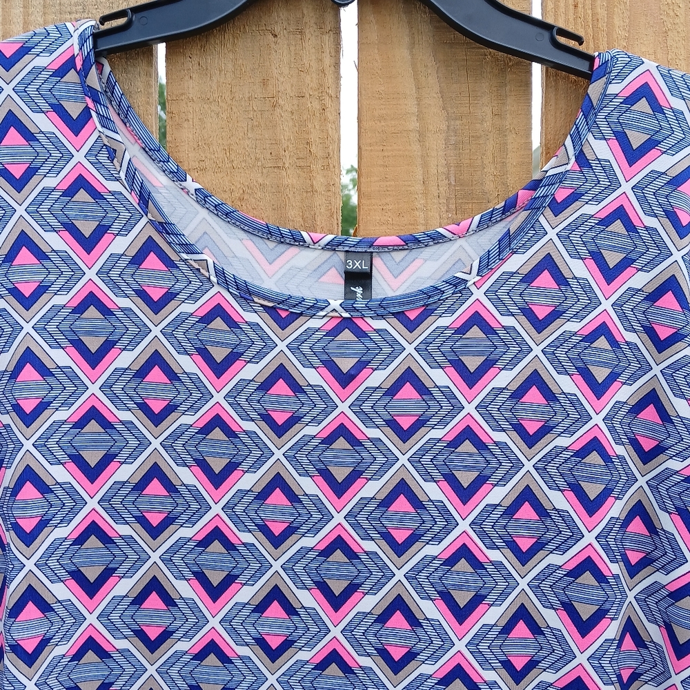 Geometric Patterned Dress - image 2
